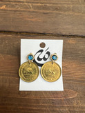 گوشواره سکه قدیمی کد ۱۲۵۱