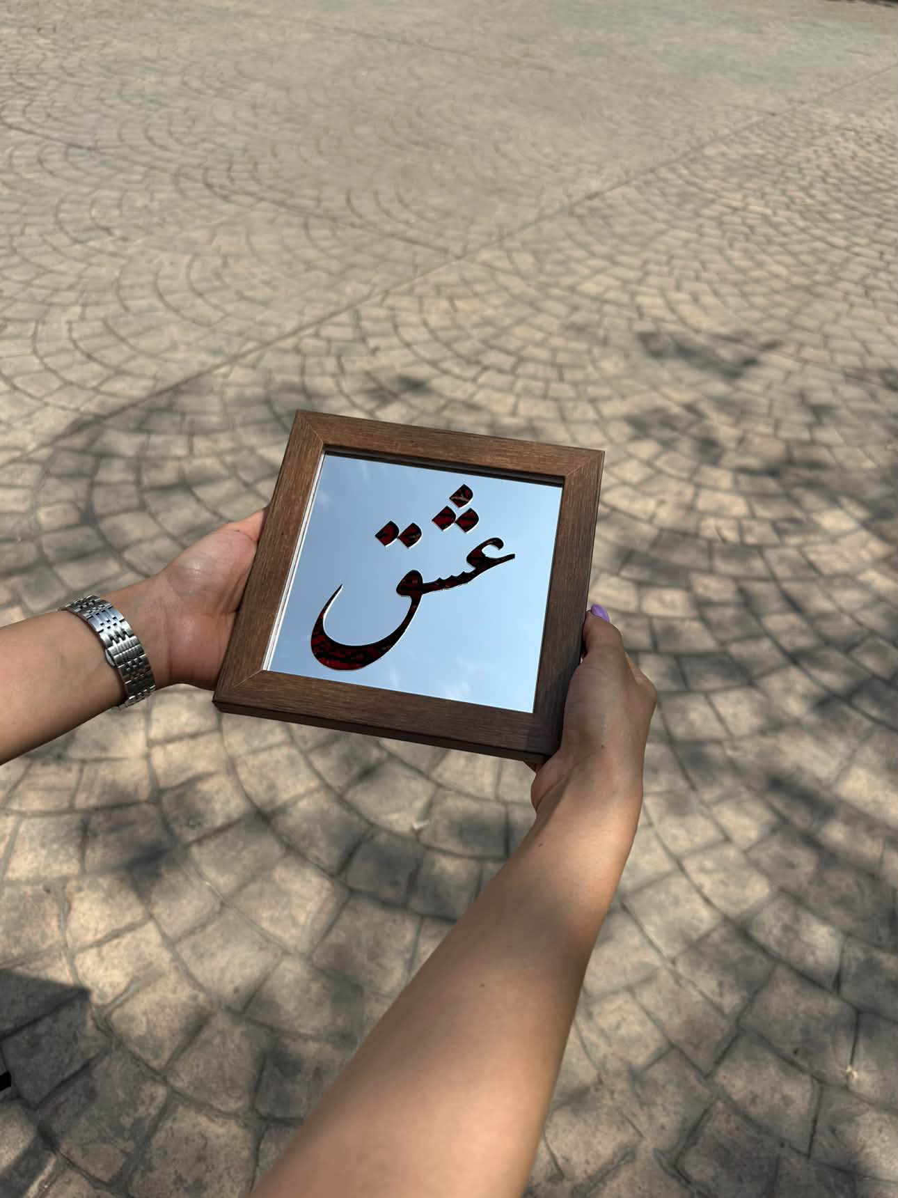 تابلوفرش ترکیب با اینه