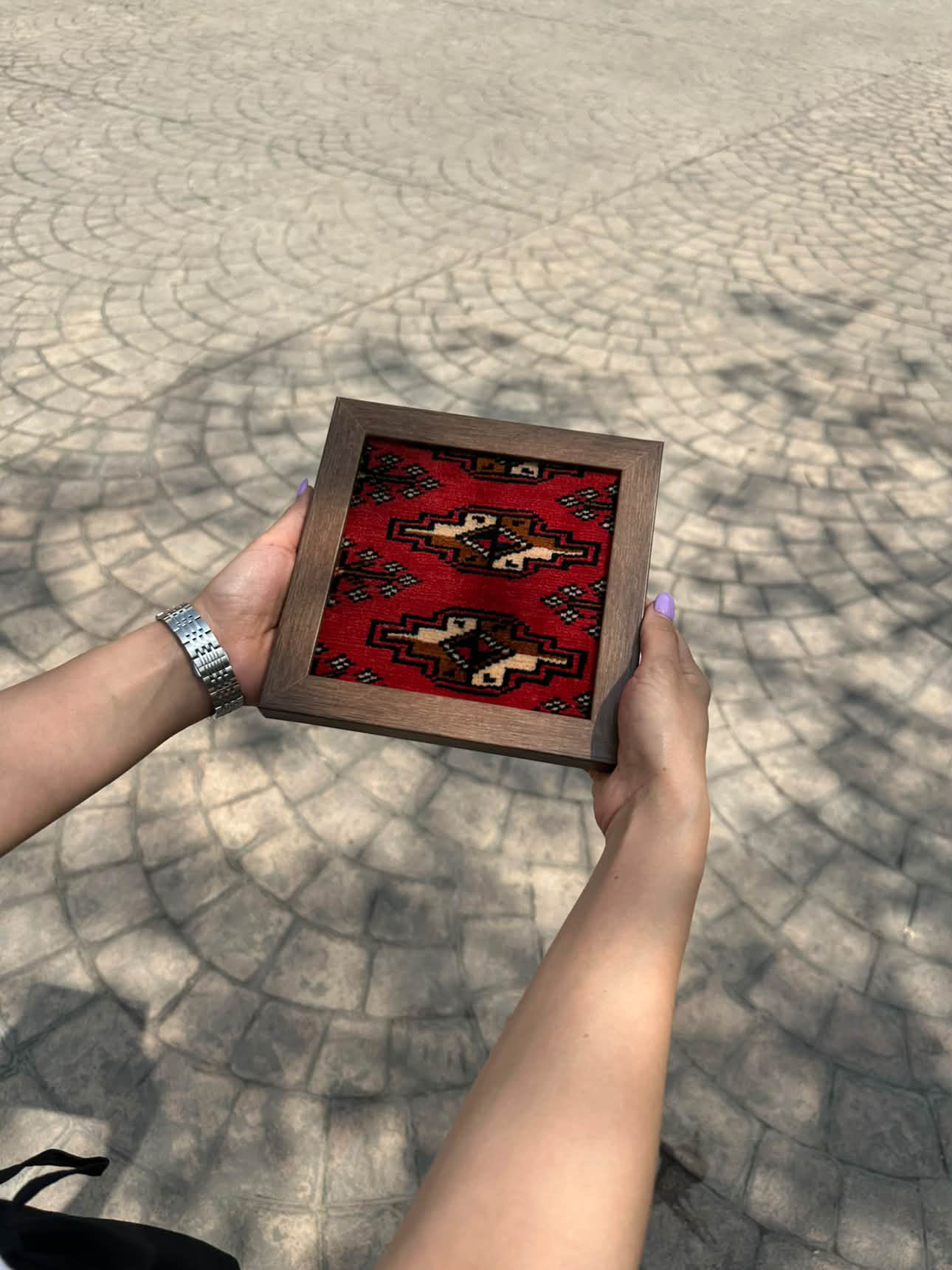 تابلو فرش ترکمن کد ۲۱۳۸۶